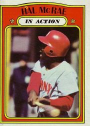 1972 Topps Baseball Cards      292     Hal McRae IA